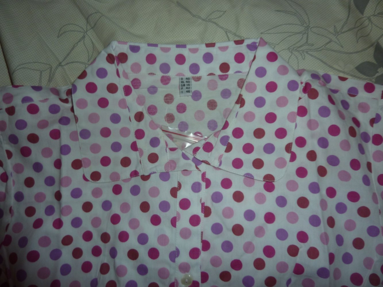 Bluse NEU OVP Gr. M 40 pink Dots Damenbluse Sommerbluse kein Top Tunika 29 € BW