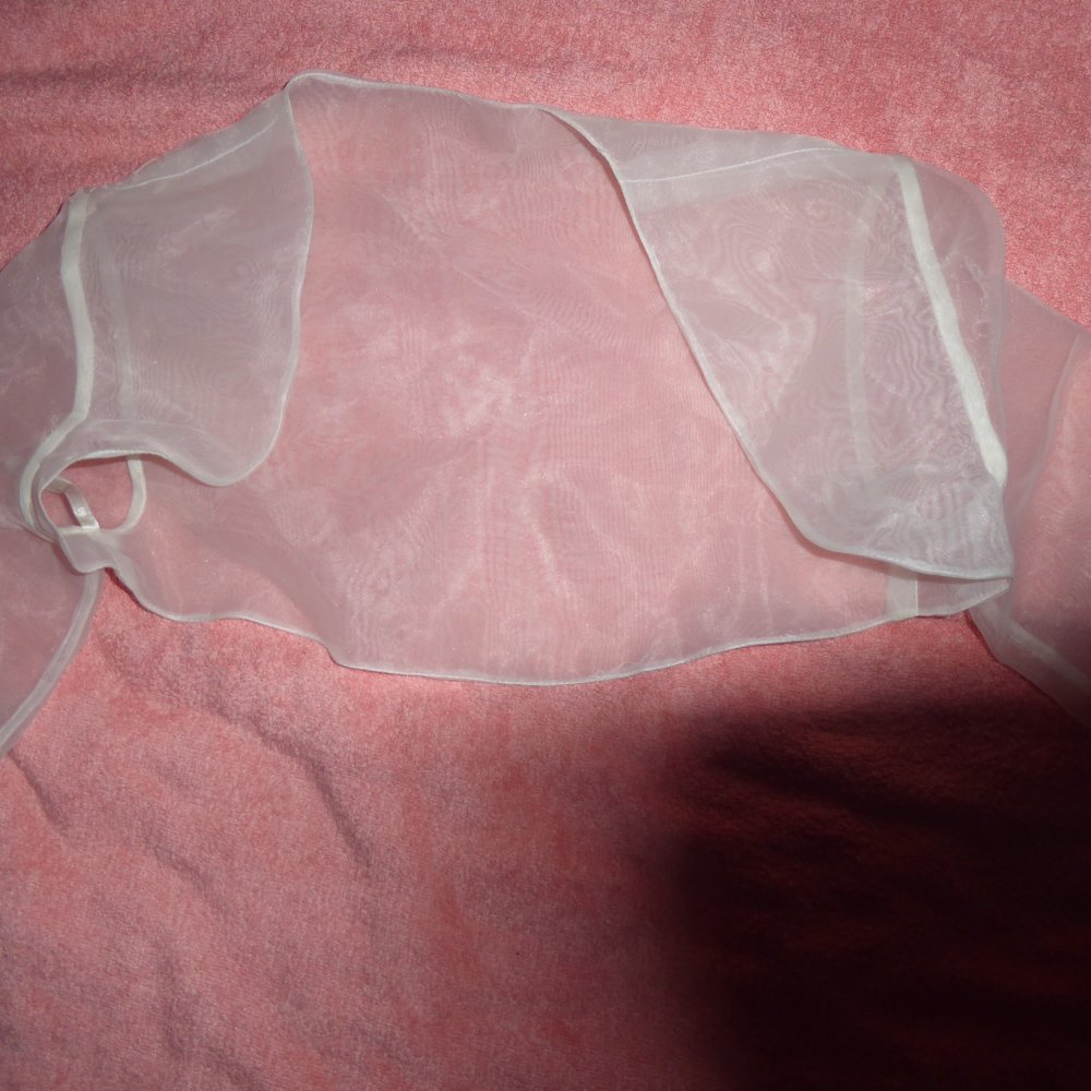 Damen BrautBolero NEU 129 € S 36 38 creme ivory Hochzeit Standesamt Bolero Kurzjacke