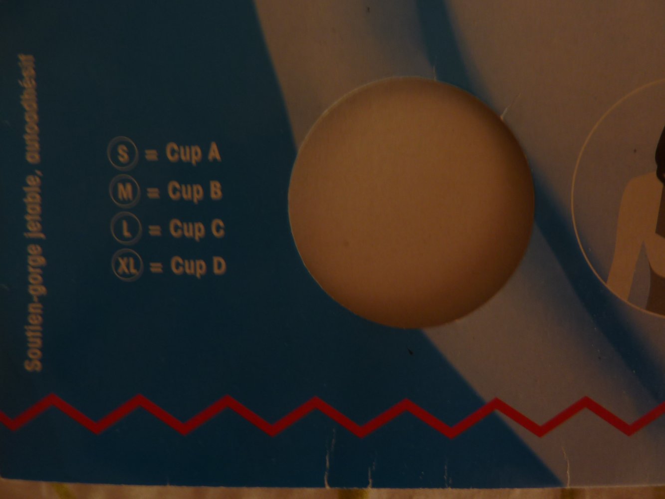 3x2 Einmal Klebe BH selbstklebend Cup B Größe M rückenfrei trägerlos natur haut beige