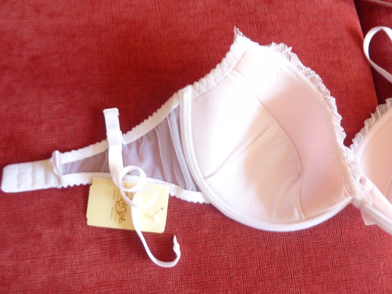 BH kein Set NEU GRACIA Gr. 75E 75 E evtl 75D 75 D Hipster weiss rosa NP 49 €