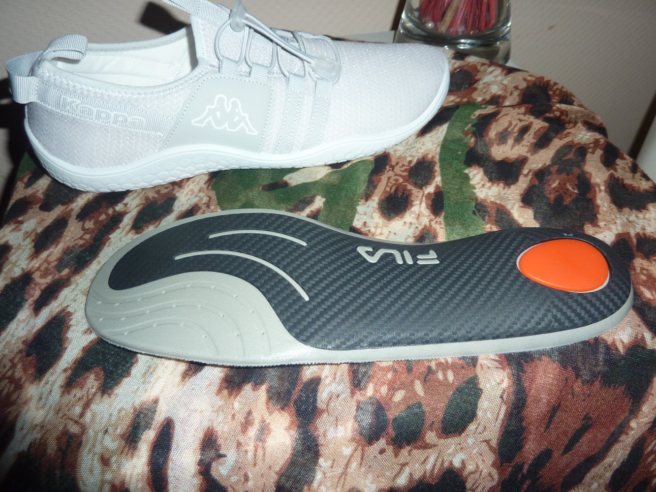 Damen Sneaker Kappa NEU 42 grau leichter Textil Trainingschuhe Sportschuhe