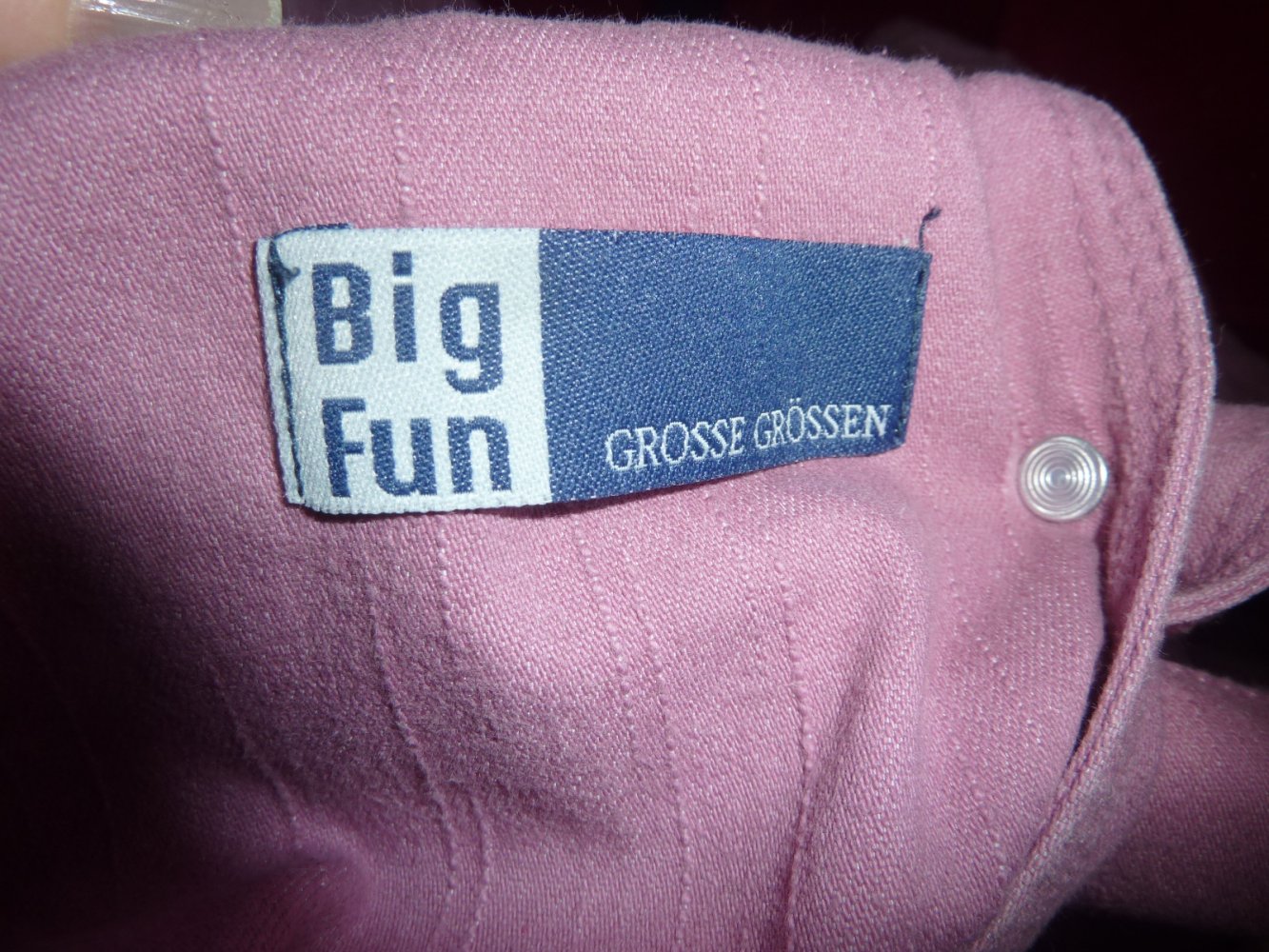 Damen Blazer Jacke BIG FUN Gr. 44 wie 46 rosa altrosa Brust 64 cm mit Baumwolle