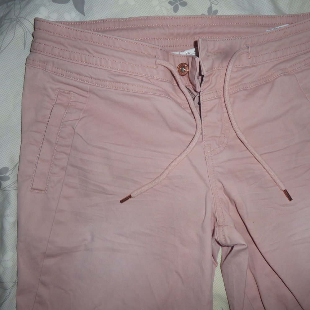 Damen Hose Röhre neuwertig 40 M evtl 42 rosa Rainbow Baumwolle Sommerhose keine Jeans
