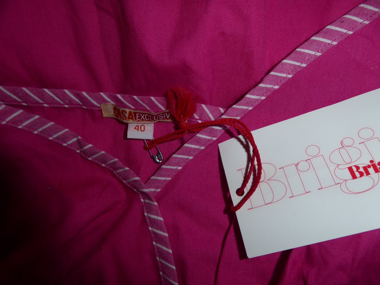 Kleid Sommerkleid Gr. 40 M 38 S NEU Trägerkleid Strandkleid Hängerchen pink blau Baumwolle