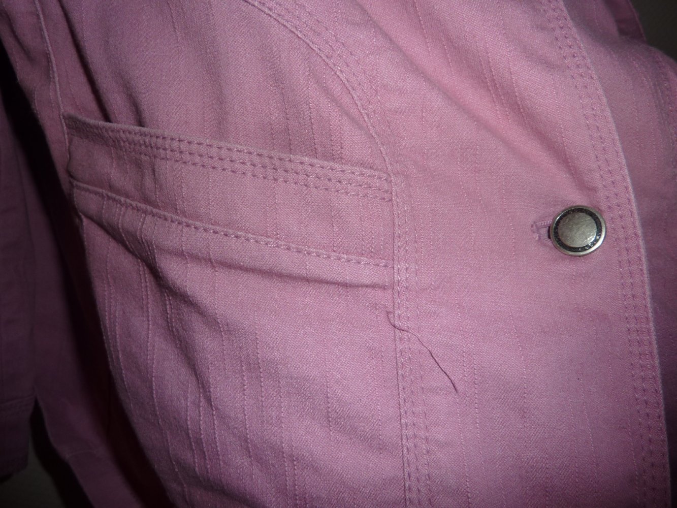 Damen Blazer Jacke BIG FUN Gr. 44 wie 46 rosa altrosa Brust 64 cm mit Baumwolle