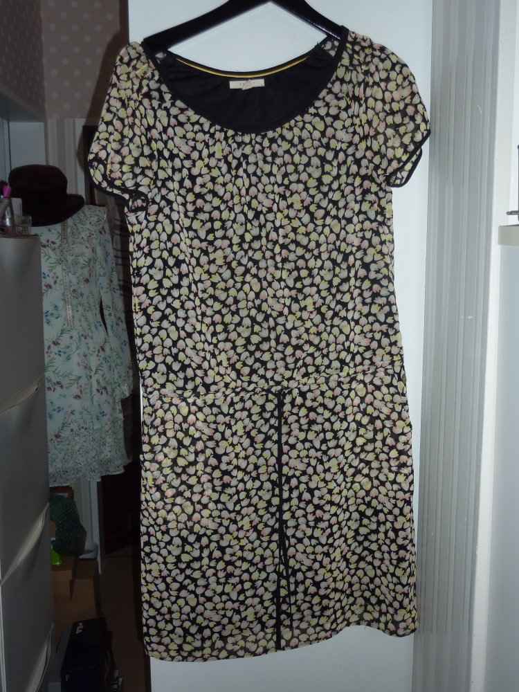 Esprit Kleid S 36 38 Sommerkleid Coctailkleid Partykleid Kofferkleid kurzarm 100 cm