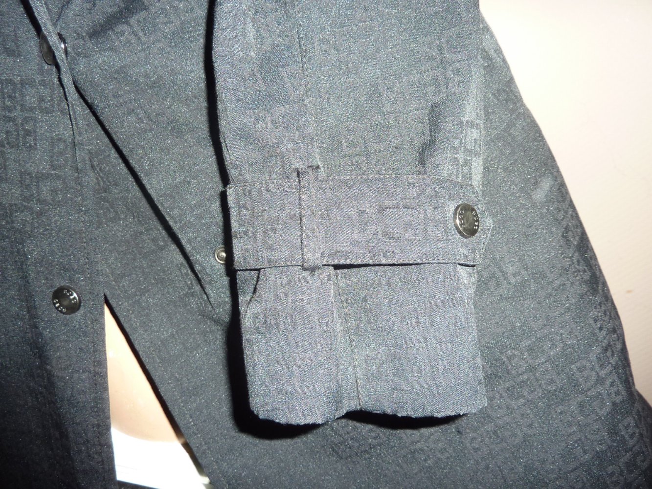 Damen Trench 38 40 schwarz Original BCBG Maxazra Trenchcoat Mantel Sommermantel Jacke Übergangsjacke