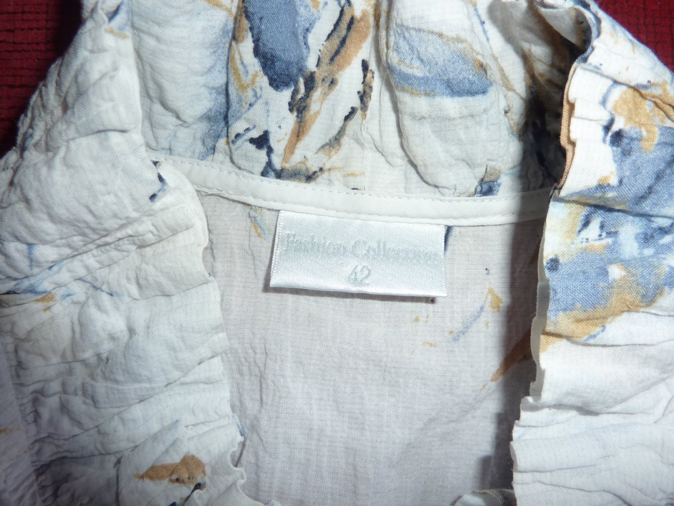 Crinkle Bluse S M 36 38 40 Fashion Collection P & C Sommerbluse Baumwolle ärmellos keine Tunika