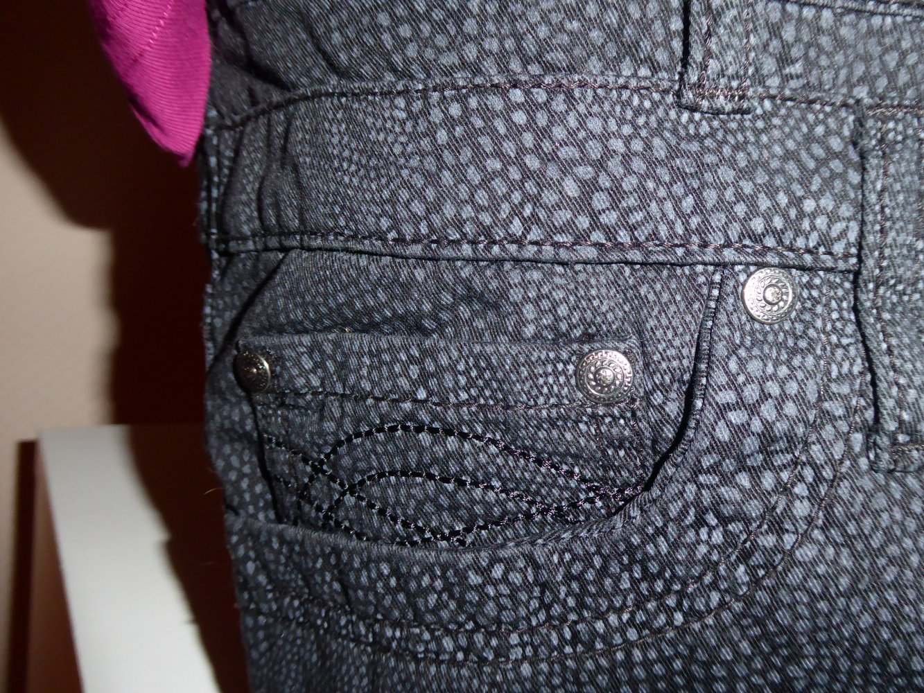 Damen Zweiteiler Weste Hose Gr. 40 42 L M schwarz anthrazit 7/8 Bermuda Combi