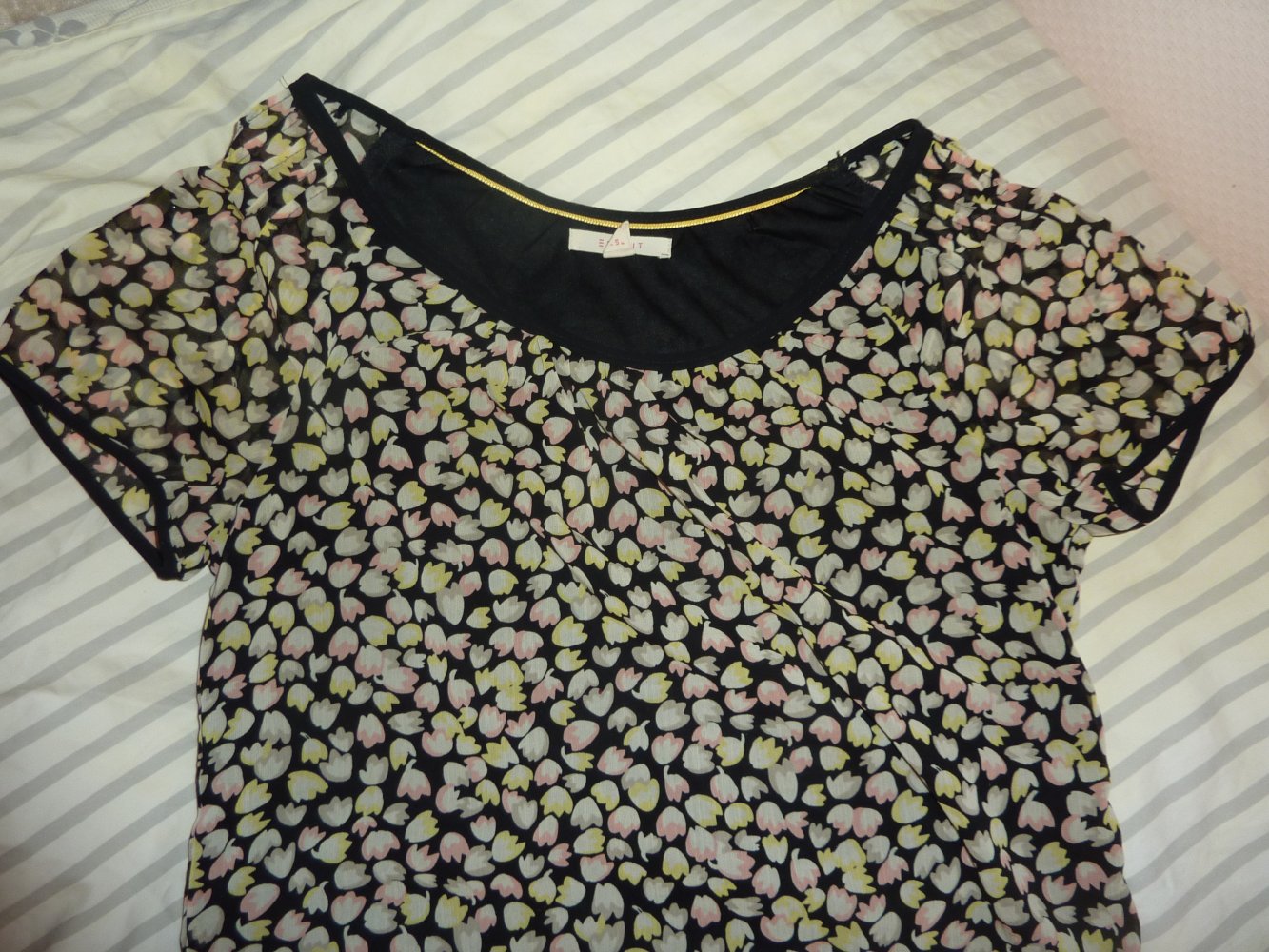 Esprit Kleid S 36 38 Sommerkleid Coctailkleid Partykleid Kofferkleid kurzarm 100 cm