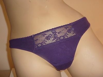 NEU 7 x 40 M Hipster Panty Slip 3x String lila Baumwolle H und M