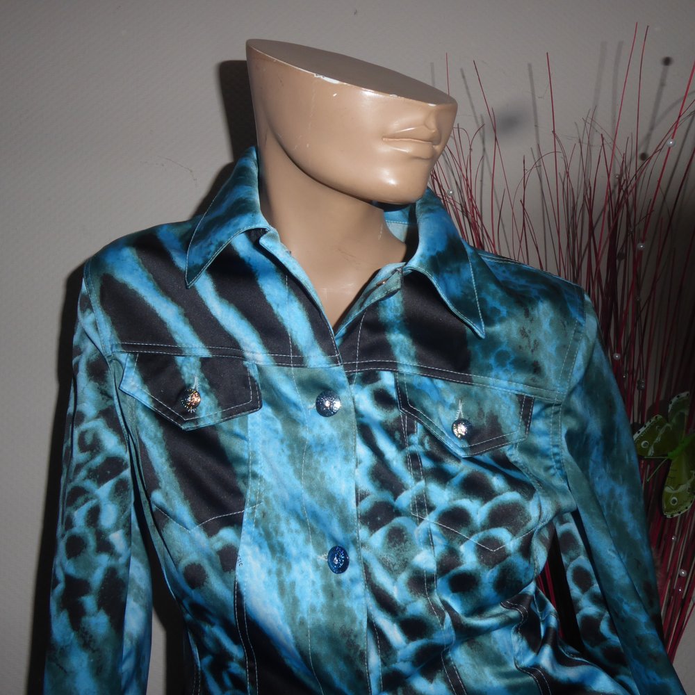 Original Versace Jacke Sommerjacke Blazer S 38 mint schwarz Leo Look neuwertig 1090 €