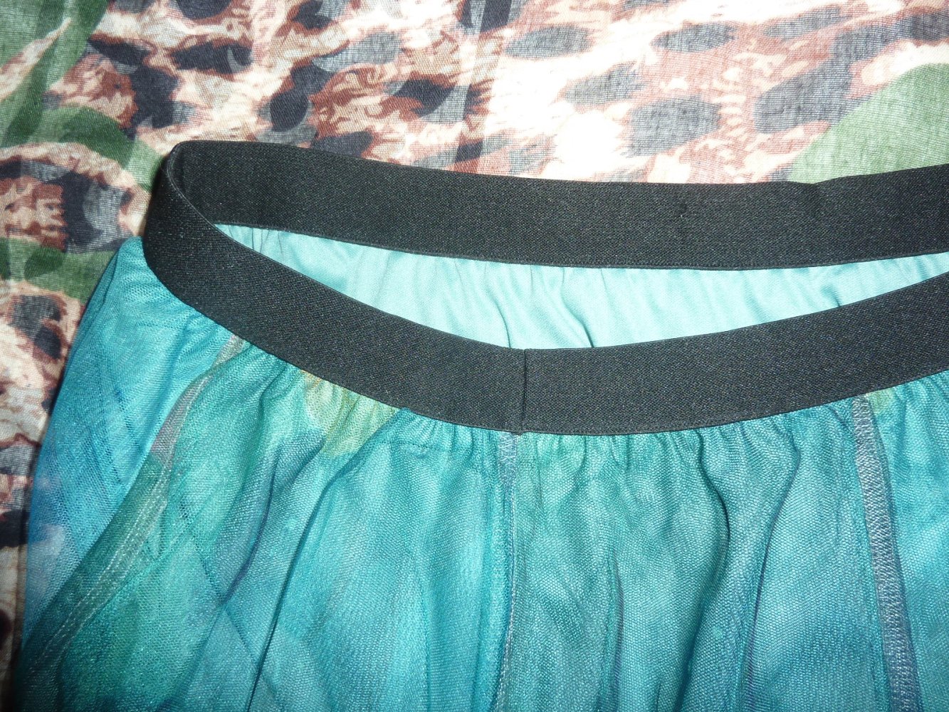 Rock lang NEU 46 48 50 52 Sommerrock Tüllrock Maxirock Abendrock mint