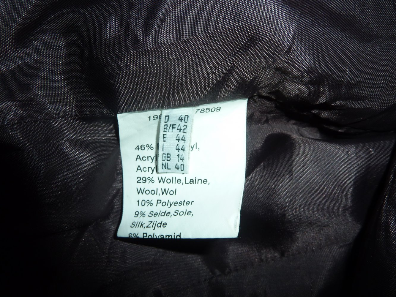 Damen Jacke 40 M Blazer braun Kurzjacke Kurzblazer mit etwas Wolle Boutique