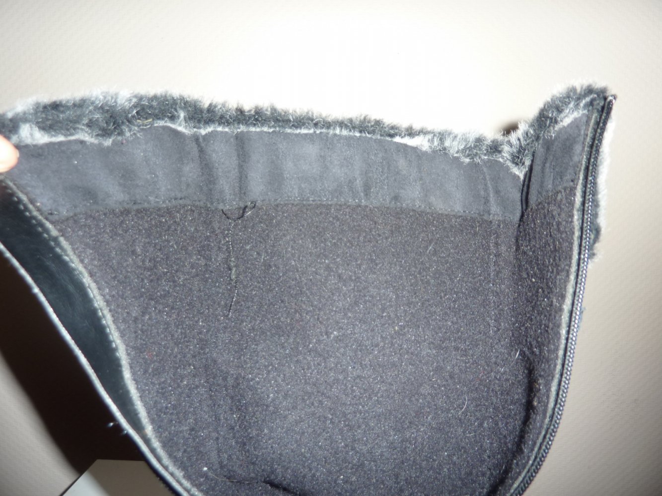 LEDER Stiefel Gr. 39 Sohle 26 cm schwarz Wildleder Winterstiefel CLIFFTON London Boots Stiefelette