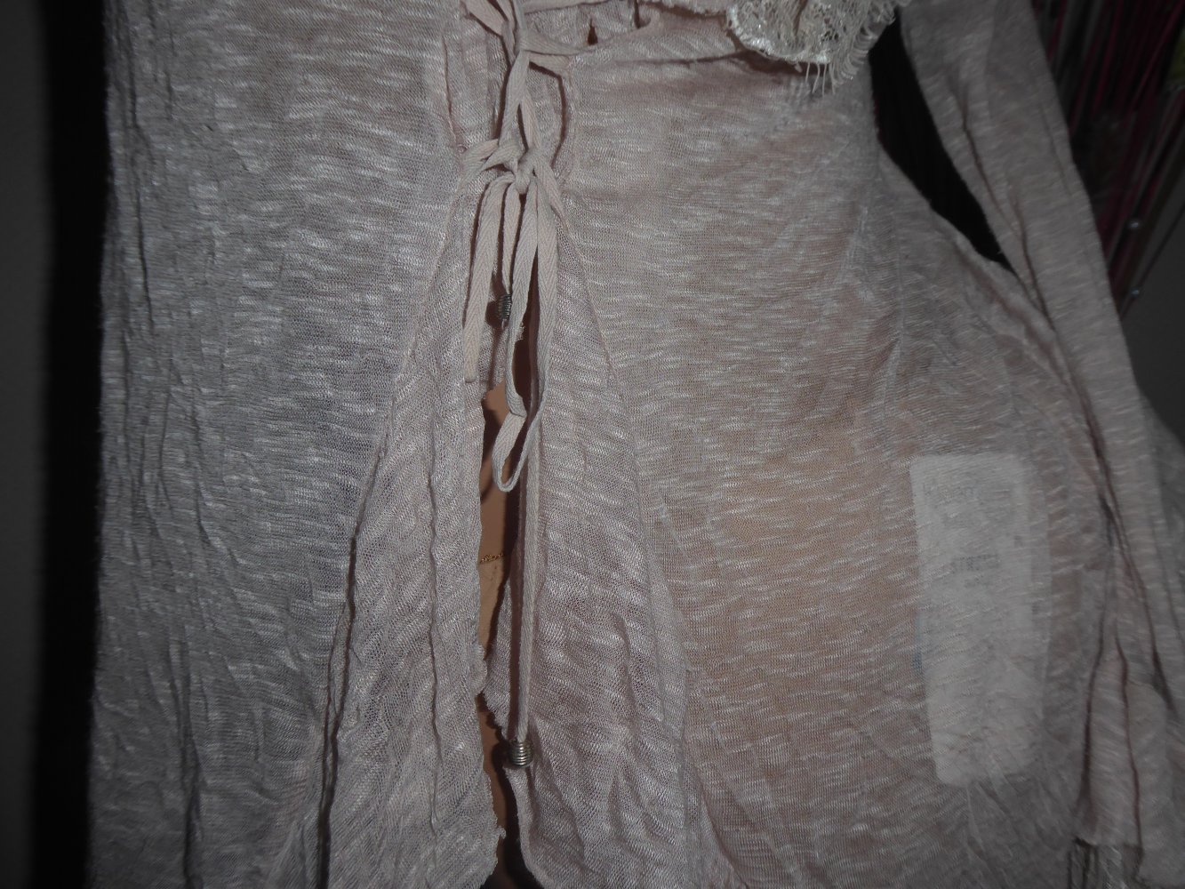 Sommer Cardigan Leichte Jacke Sun Light S M 36 38 40 rose rosa Bluse Feinstrick Strickjacke