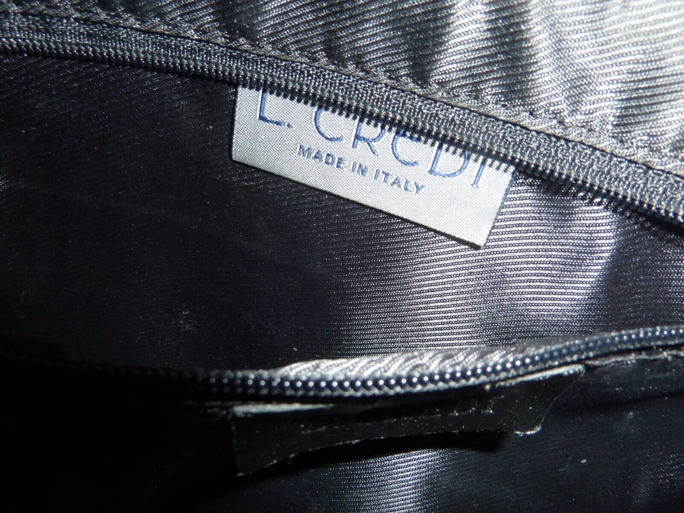 Tasche Handtasche L. CREDI schwarz Größe 38 x 24 cm Henkeltasche 39 € neuwertig