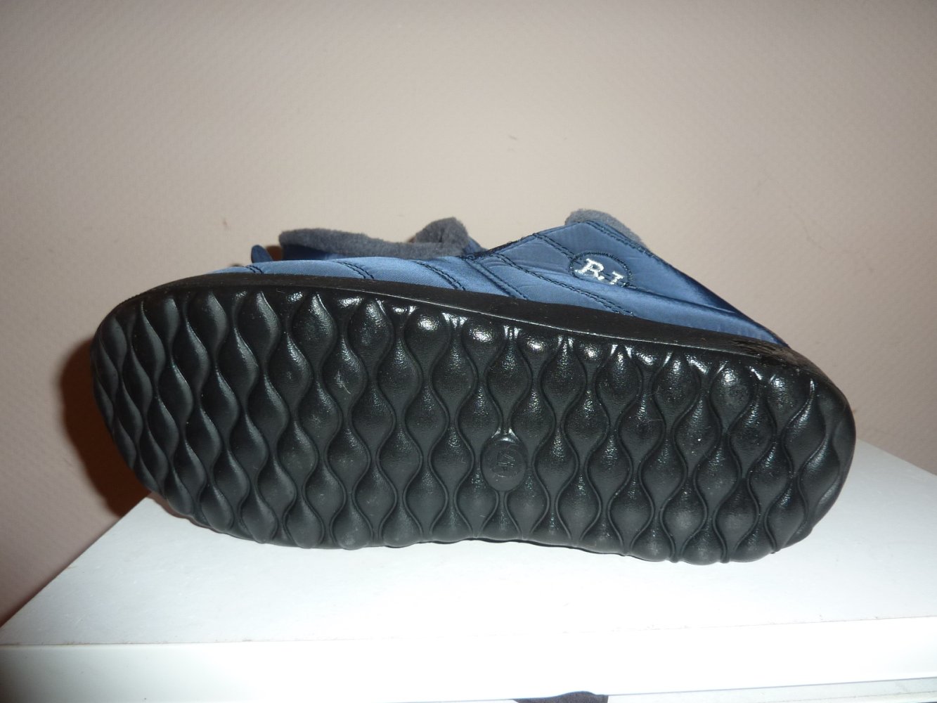 Herren Damen Schuhe NEU 44 warm Stiefel Stiefelette Boots Winterschuhe dunkel blau