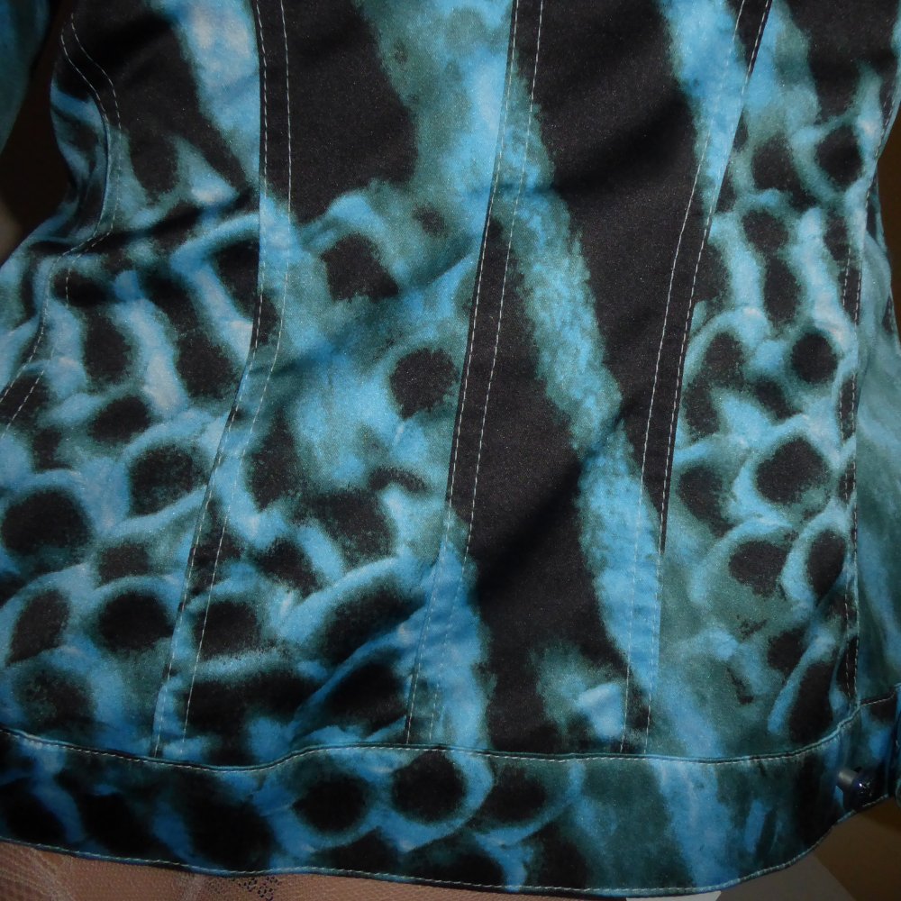 Original Versace Jacke Sommerjacke Blazer S 38 mint schwarz Leo Look neuwertig 1090 €