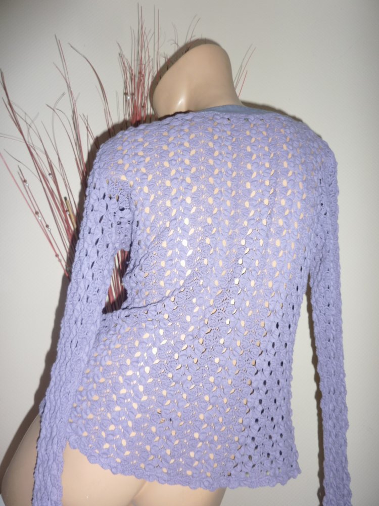 Cardigan SEIDE lila Gr. M 38 40 wie NEU MARKE Feinstrick Strickjacke Jacke 159 €