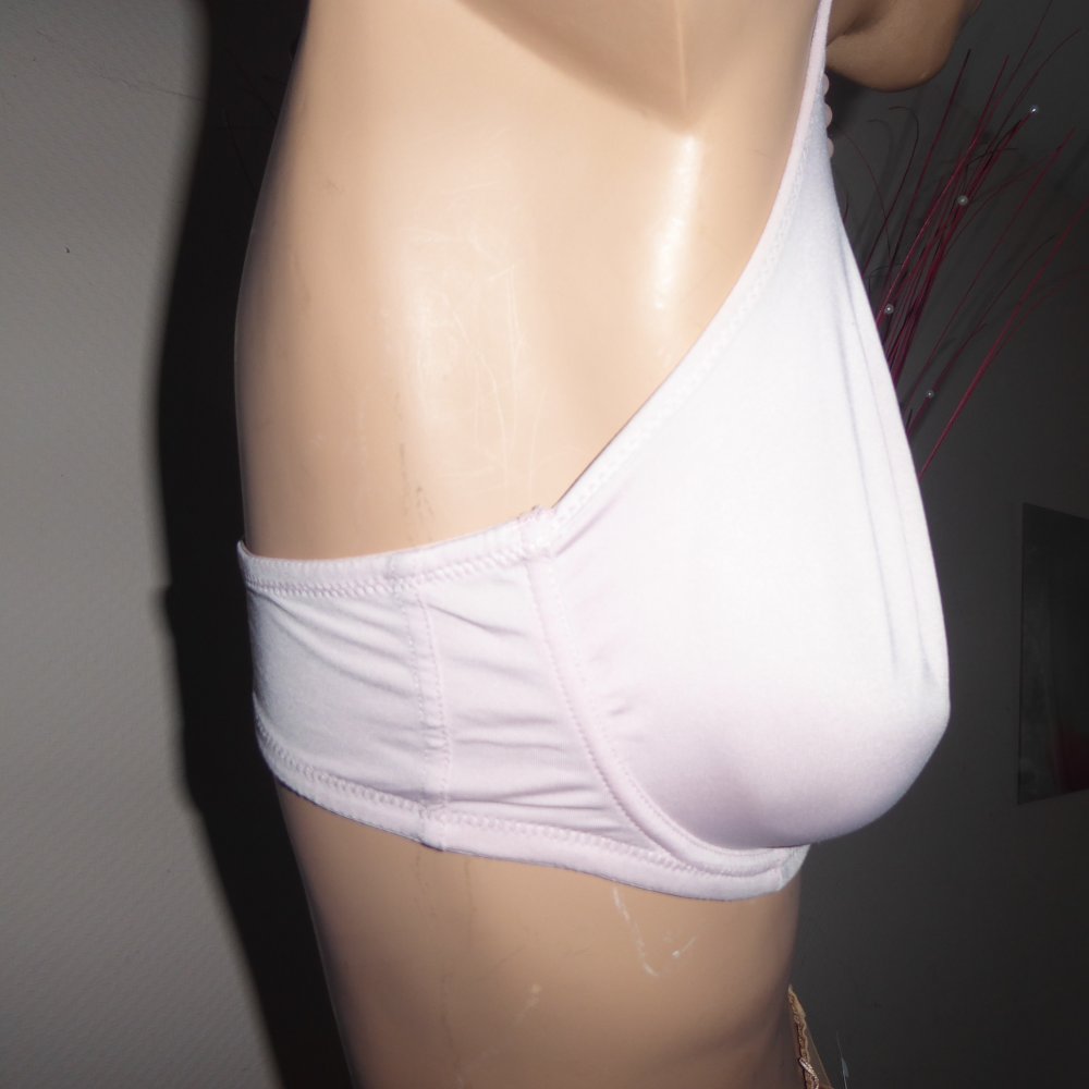 T-Shirt BH Skin to skin 80 D altrosa rosa schlicht doppellagig nicht gepusht