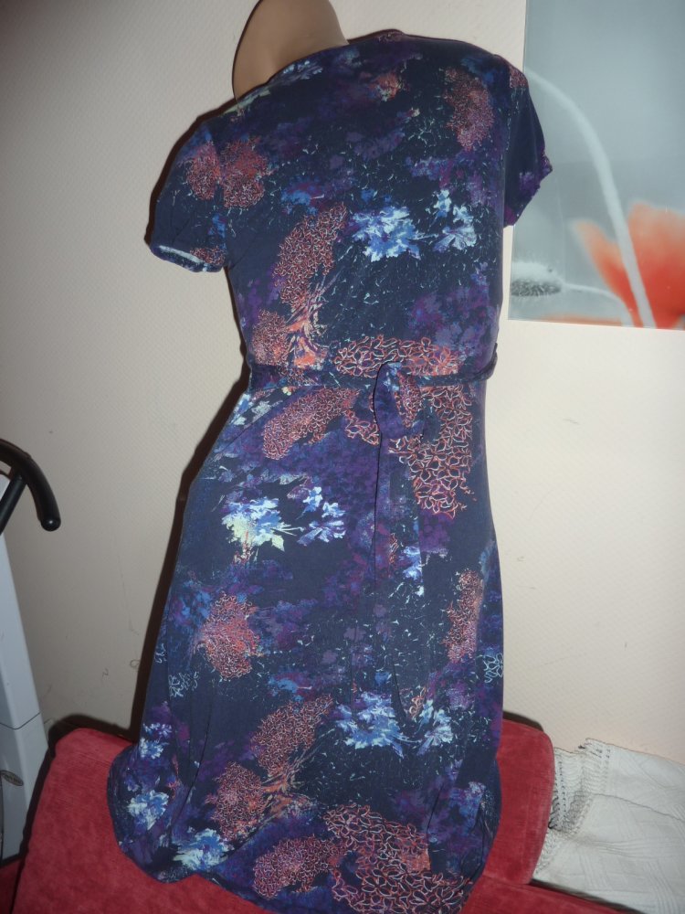 KLEID Street One Gr 38 S (evtl 40 M ) bunt Stretchkleid Coctailkleid Sommerkleid