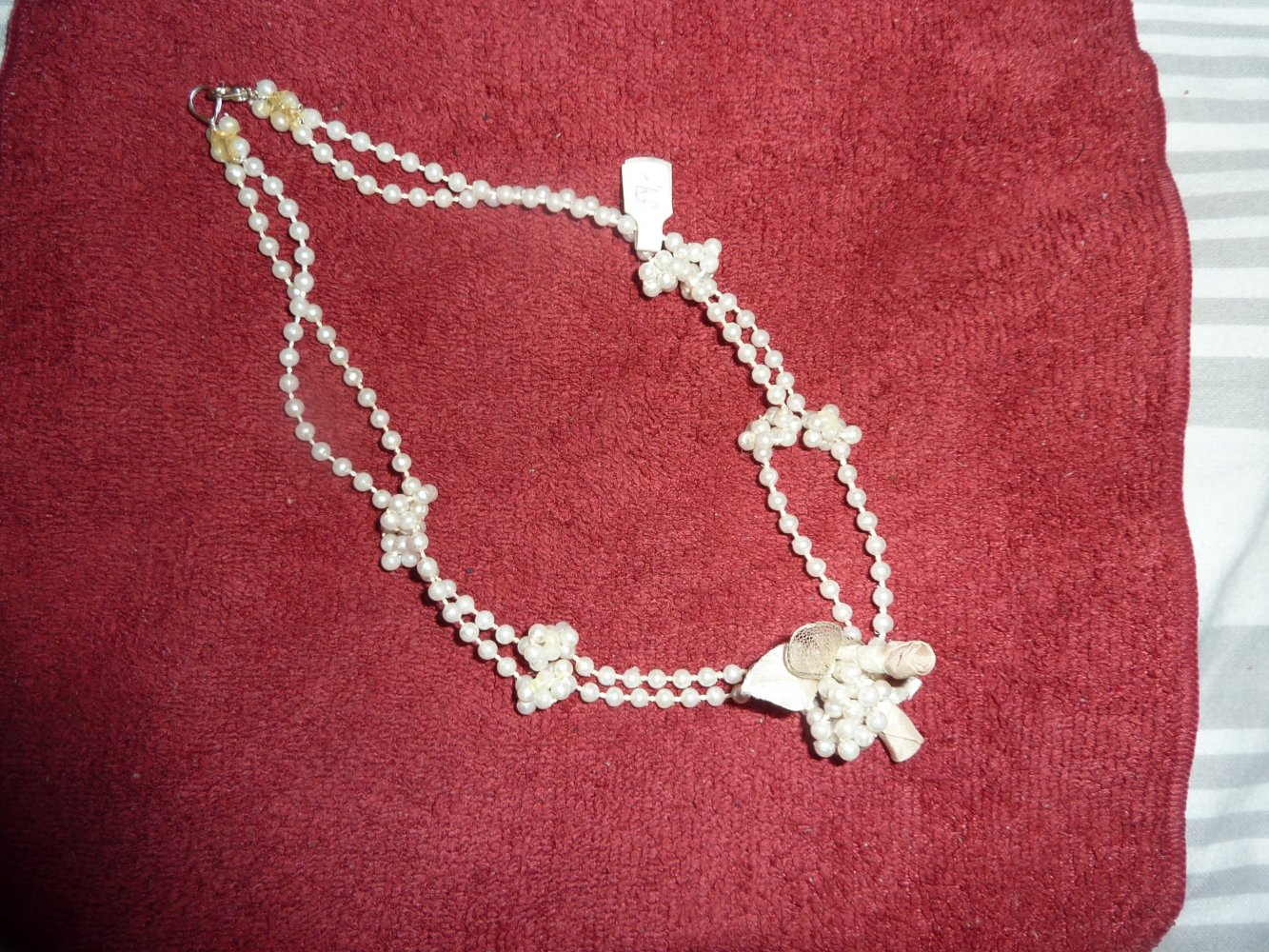 Kette Halskette NEU Brautschmuck Hochzeitsschmuck NP 59 € Perlenkette modern c