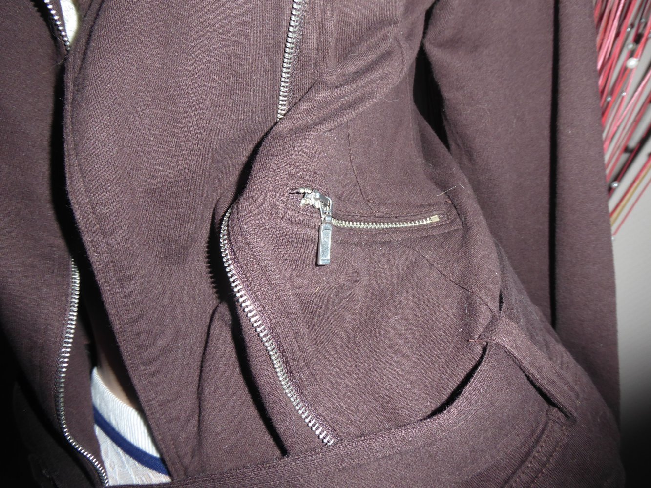 Damen Jacke Bikerjacke Bickerstil Sweartjacke Baumwolle wie neu M 40 38 braun