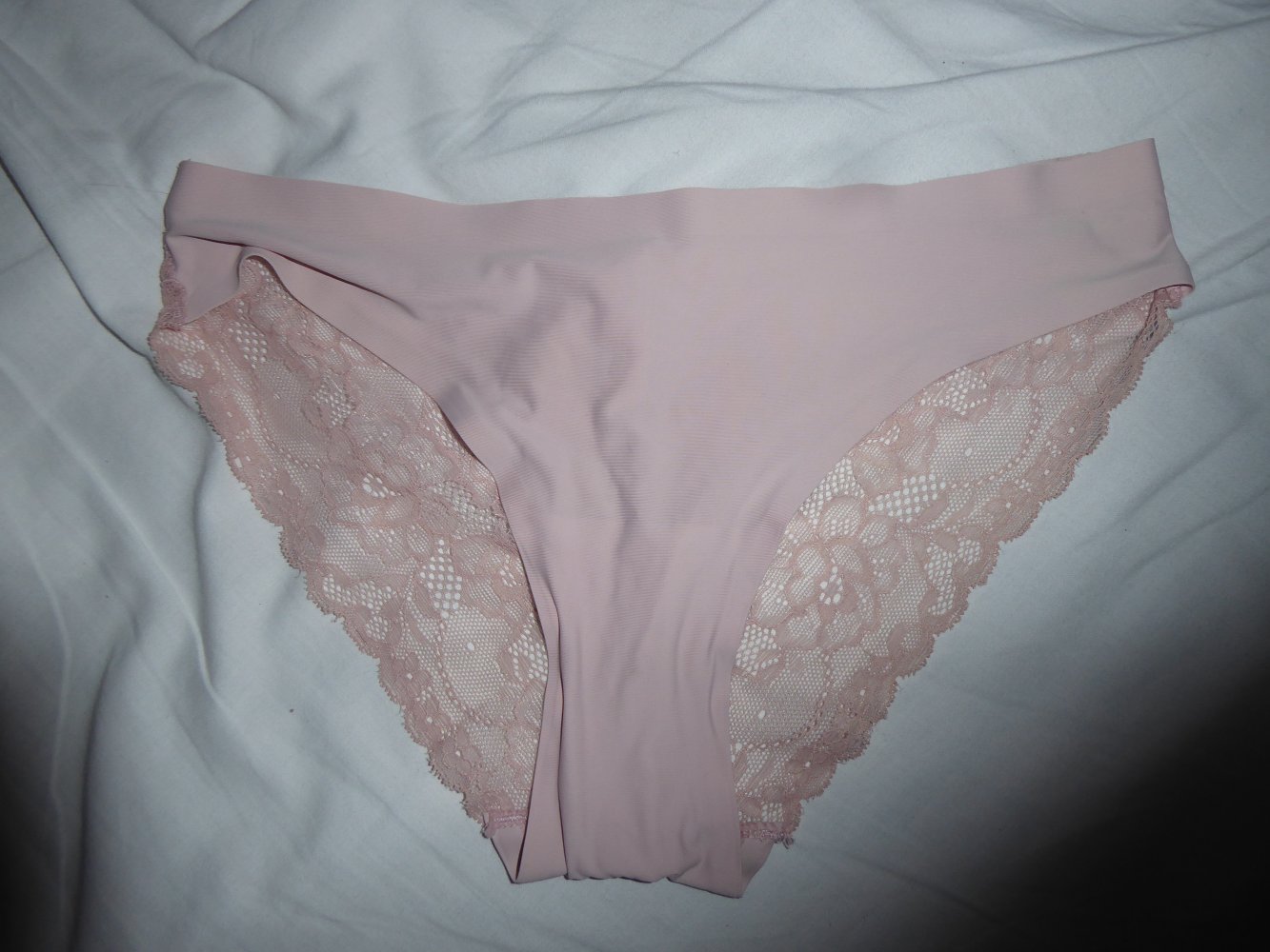 Damen Slip Brasilian Hipster M 40 S 38 rosé haut Panty nahtllos Unterhpse Höschen