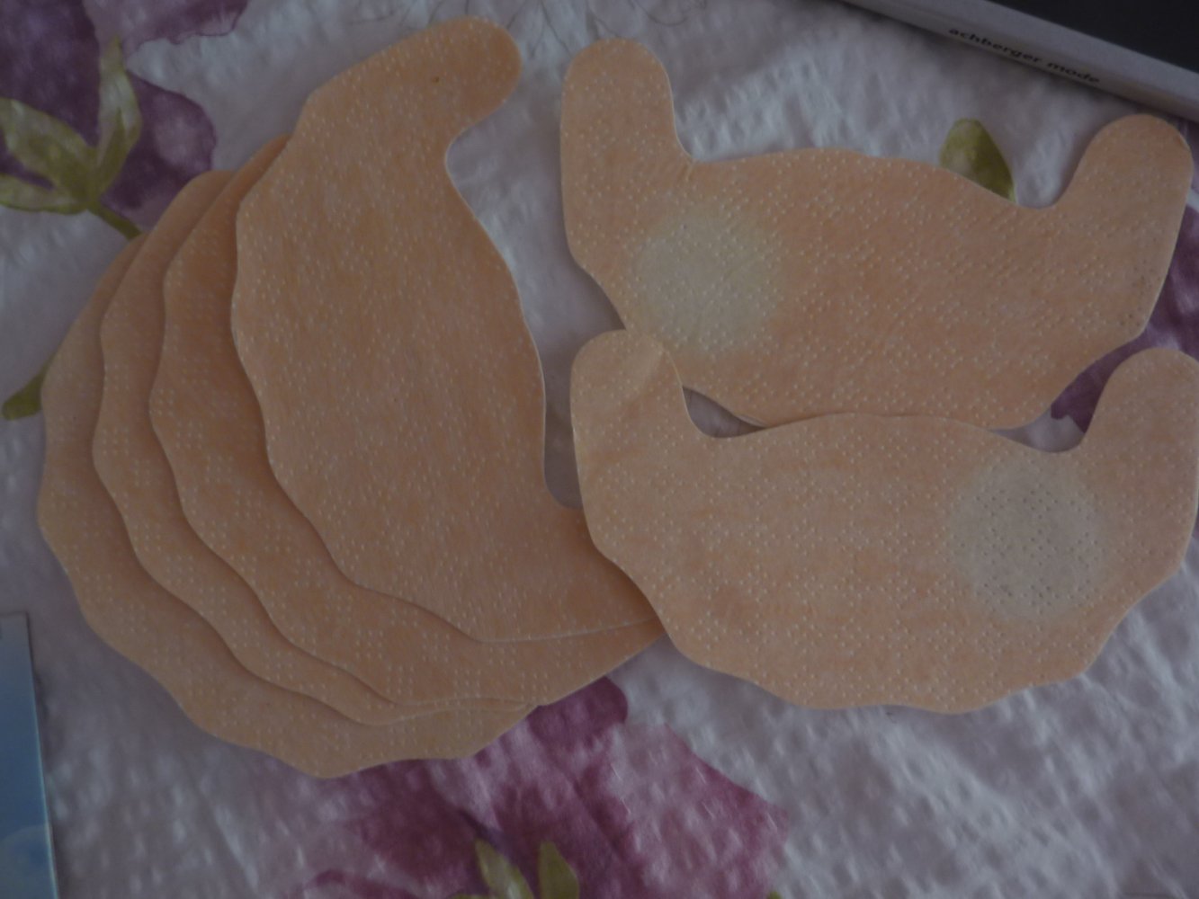 3x2 Einmal Klebe BH selbstklebend Cup B Größe M rückenfrei trägerlos natur haut beige