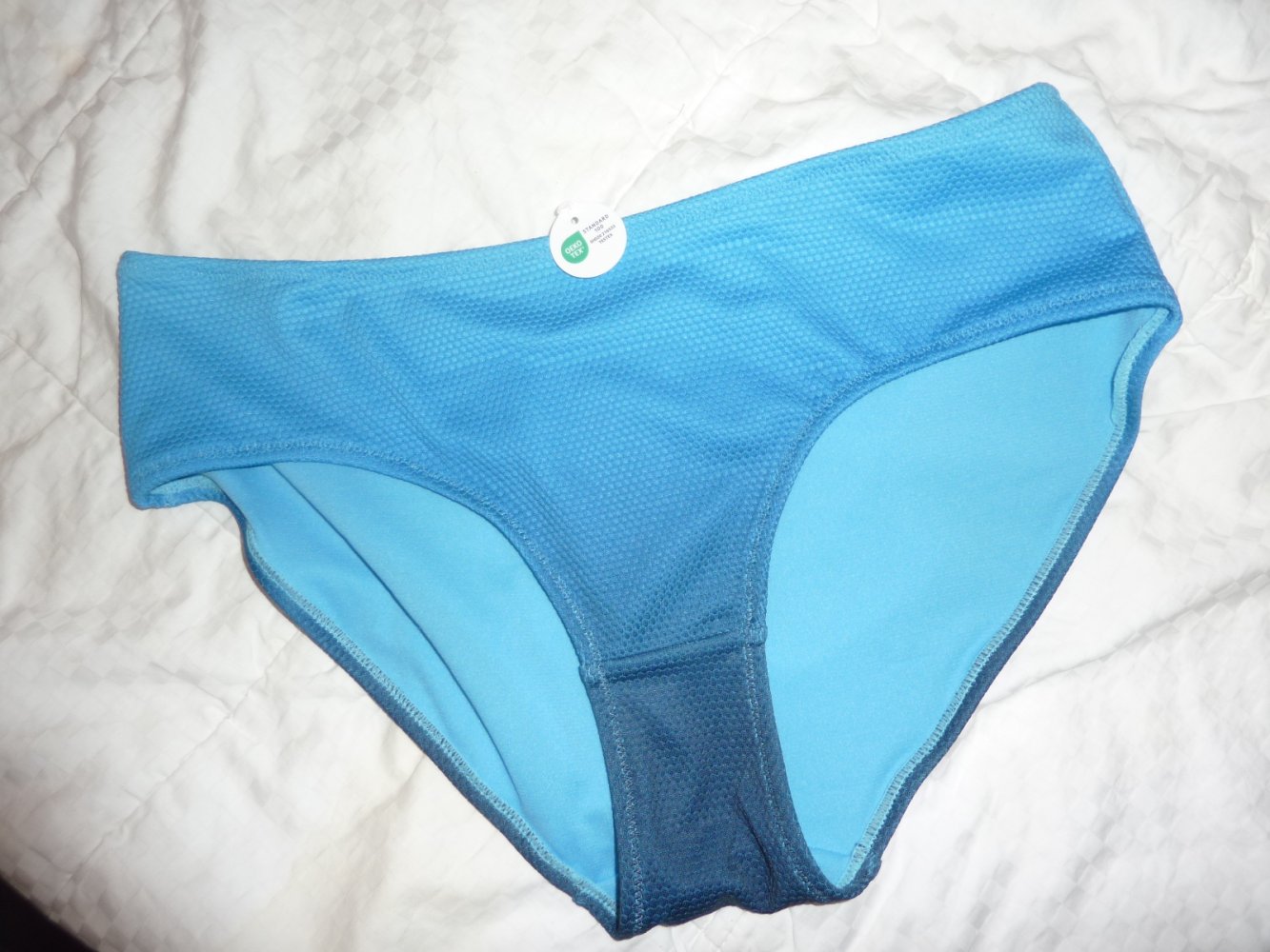 Bikini NEU BH 36 38 Slip 40 42 blau