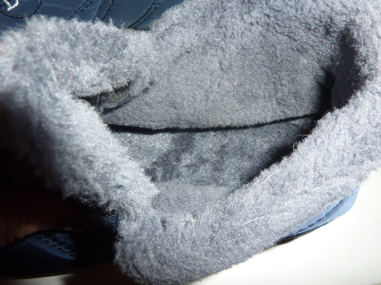 Herren Damen Schuhe NEU 44 warm Stiefel Stiefelette Boots Winterschuhe dunkel blau