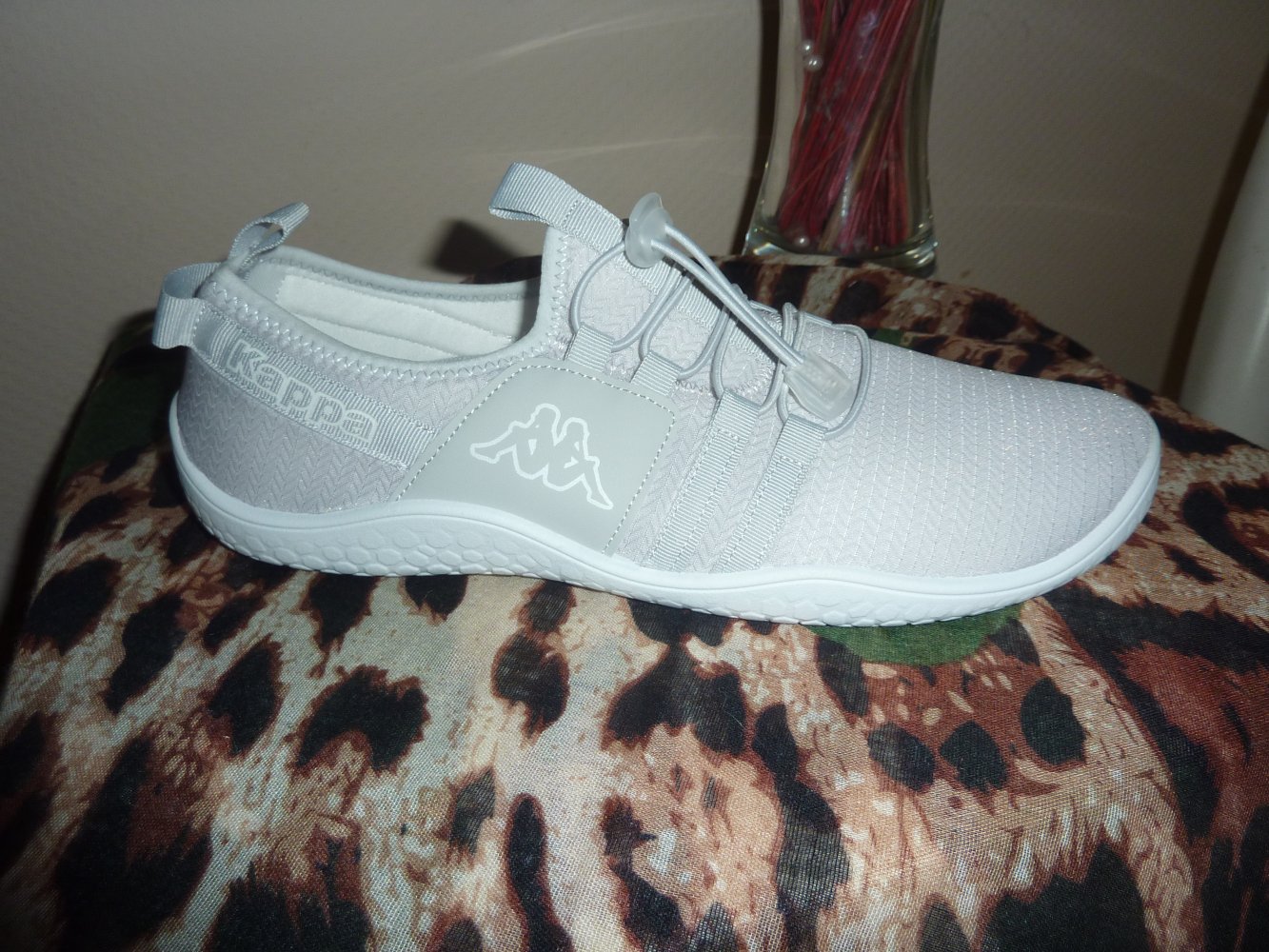 Damen Sneaker Kappa NEU 42 grau leichter Textil Trainingschuhe Sportschuhe