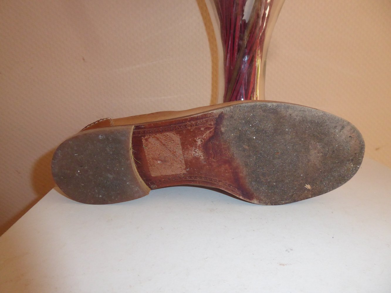 Damen LEDER Schuhe 42 corgnac braun Linea INBAL Italy Slipper Mokassin Loafer