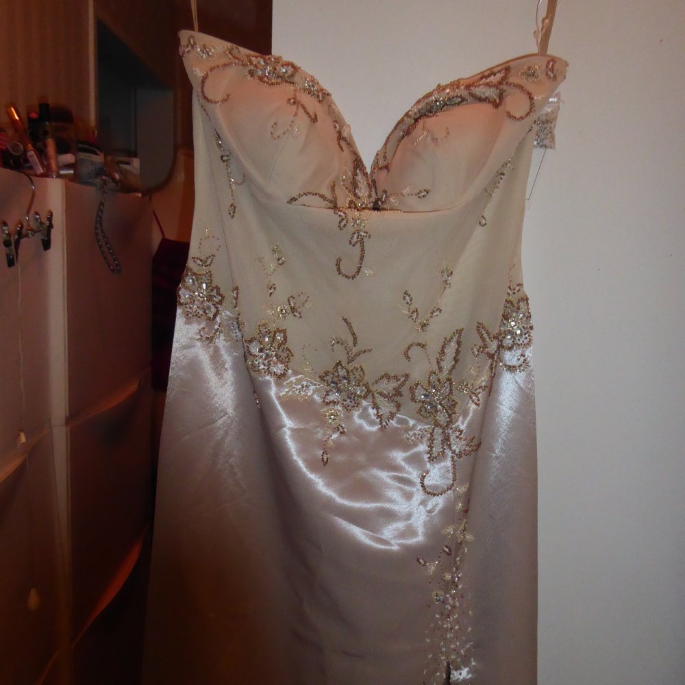 Abendkleid Brautkleid 38 cappuccino beige Standesamtkleid White Dream Ballkleid Hochzeitskleid