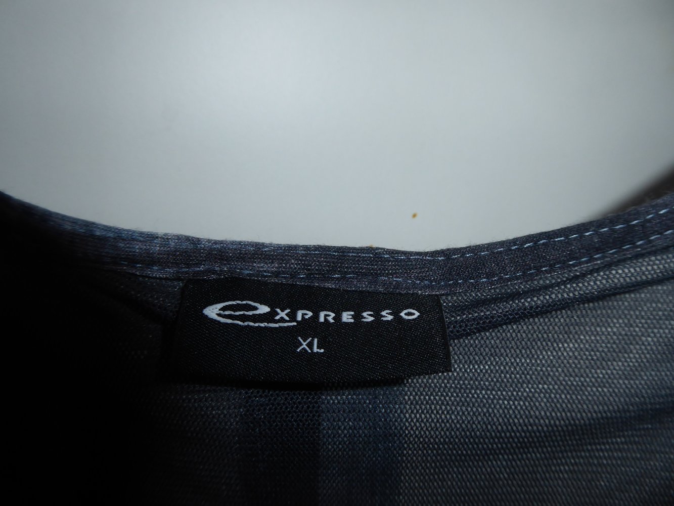 Kleid expresso 40 42 Sommerkleid Coctailkleid blau anthrazit Strech Viskose