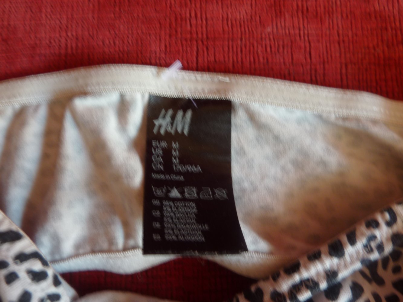 2 x Bandeau BH Top Gr. M 38 40 Baumwolle LeoLook und schwarz H und M Ergee Bustier