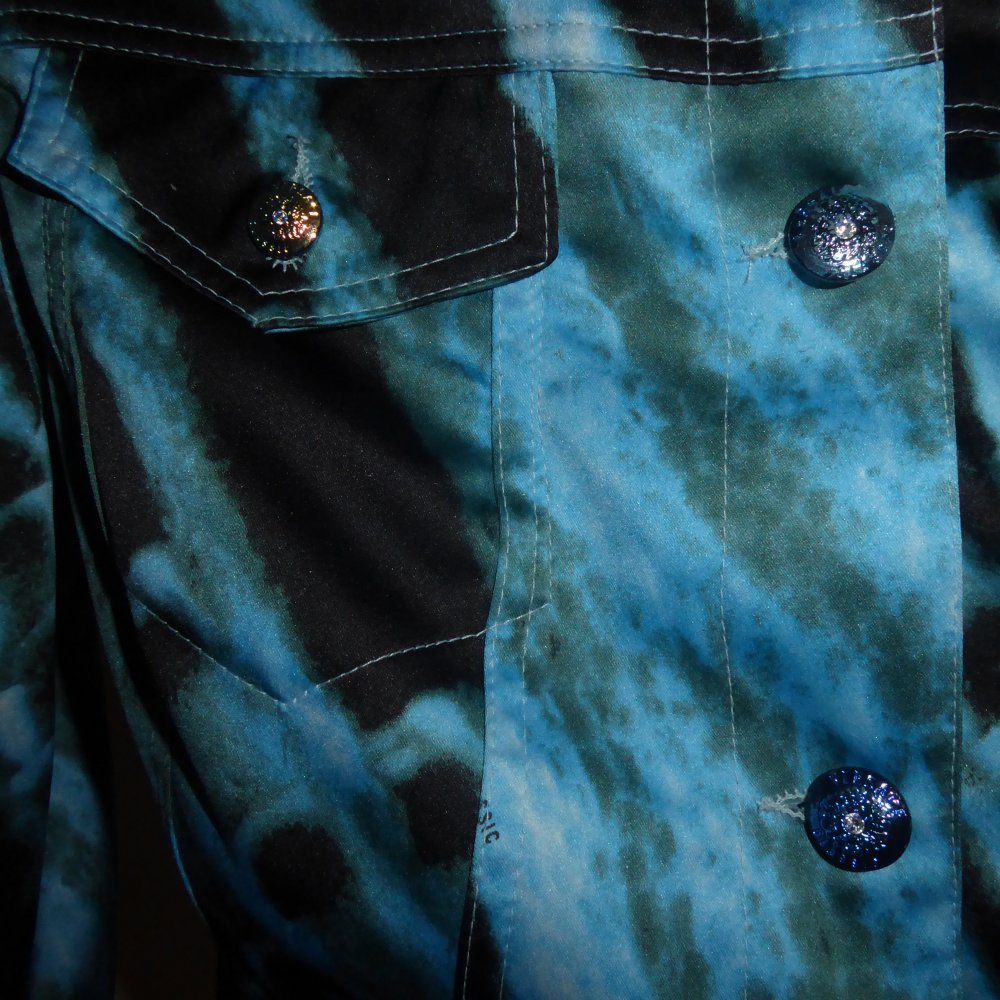 Original Versace Jacke Sommerjacke Blazer S 38 mint schwarz Leo Look neuwertig 1090 €