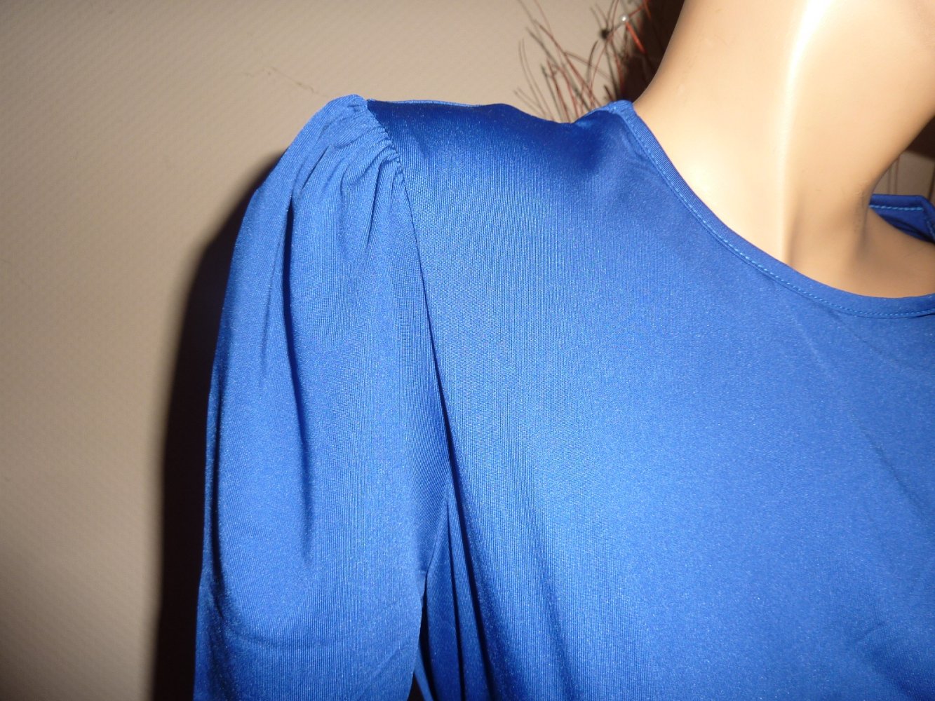 KLeid lang NEU 42 L royal blau Sommerkleid Maxikleid kurzarm evtl Abendkleid