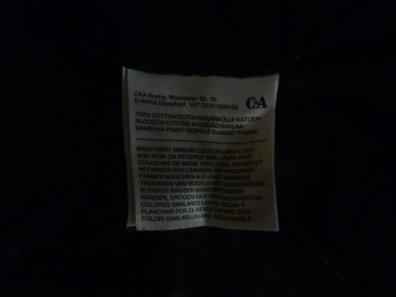 Damen Longshirt NEU S 38 wie M 40 schwarz Waschung Baumwolle Minikleid Shirt