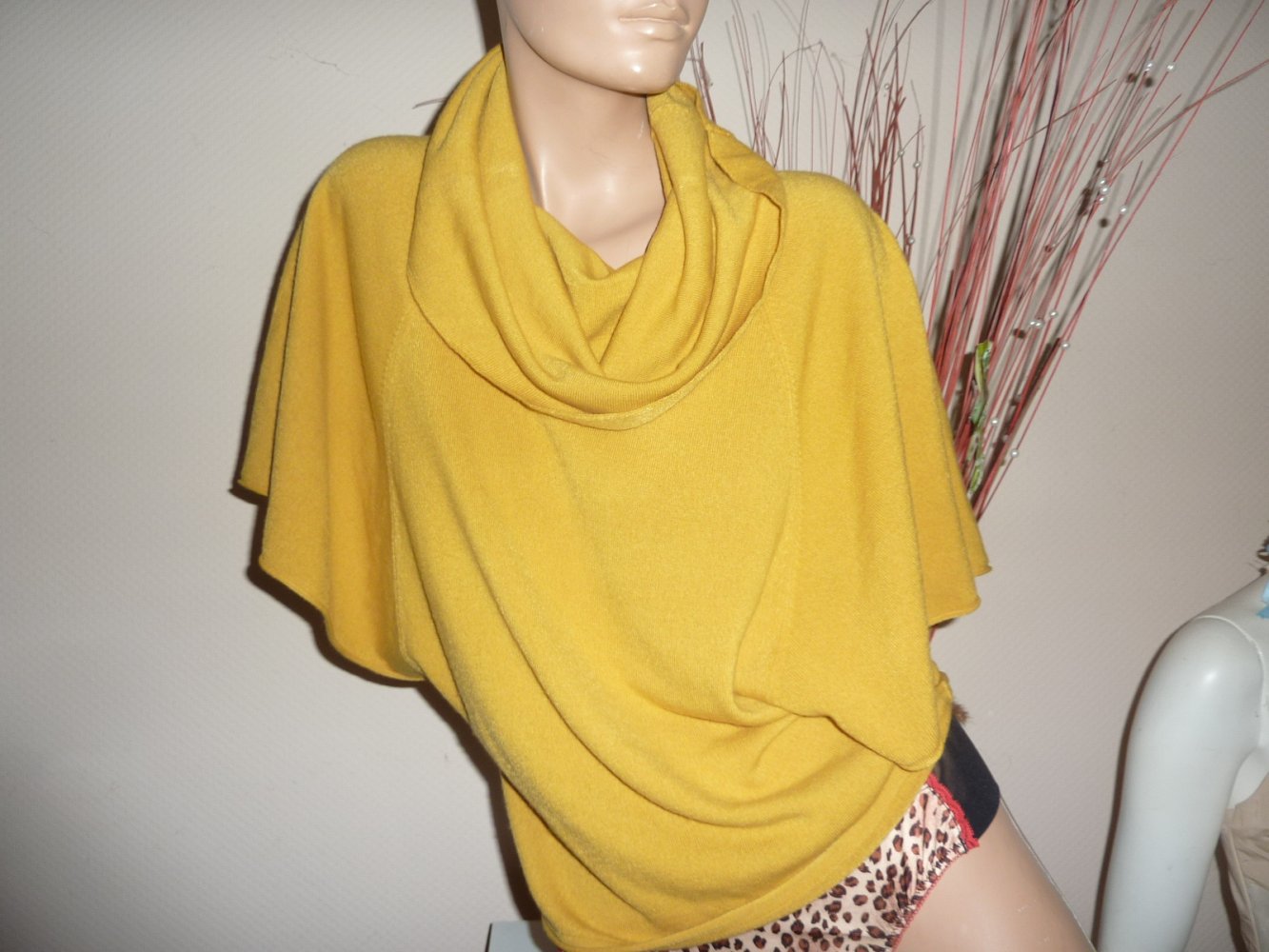 Damen Pullunder NEU Charles Vögele S wie M bis L 38 40 42 Weste senfgelb Pullover Pulli Strick