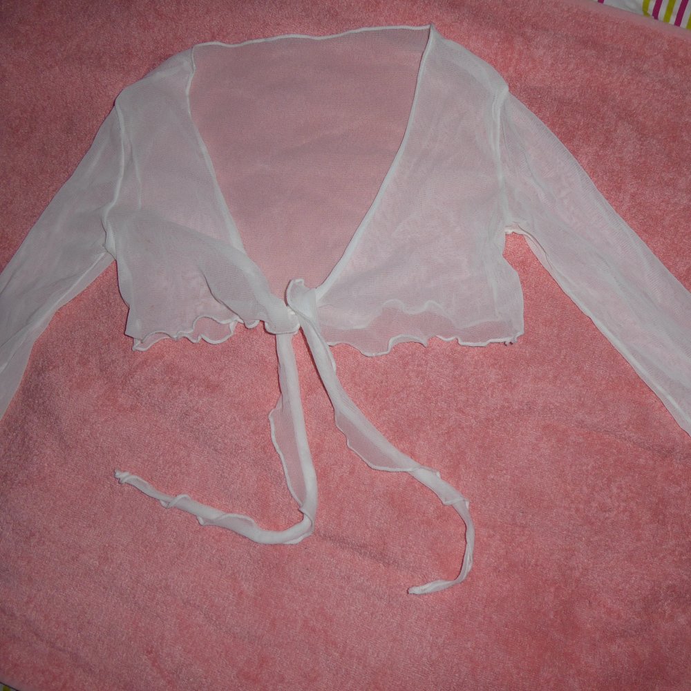 Boleros creme S 34 36 38 strechig Brautbolero Standesamt zu Brautkleid Brautjacke