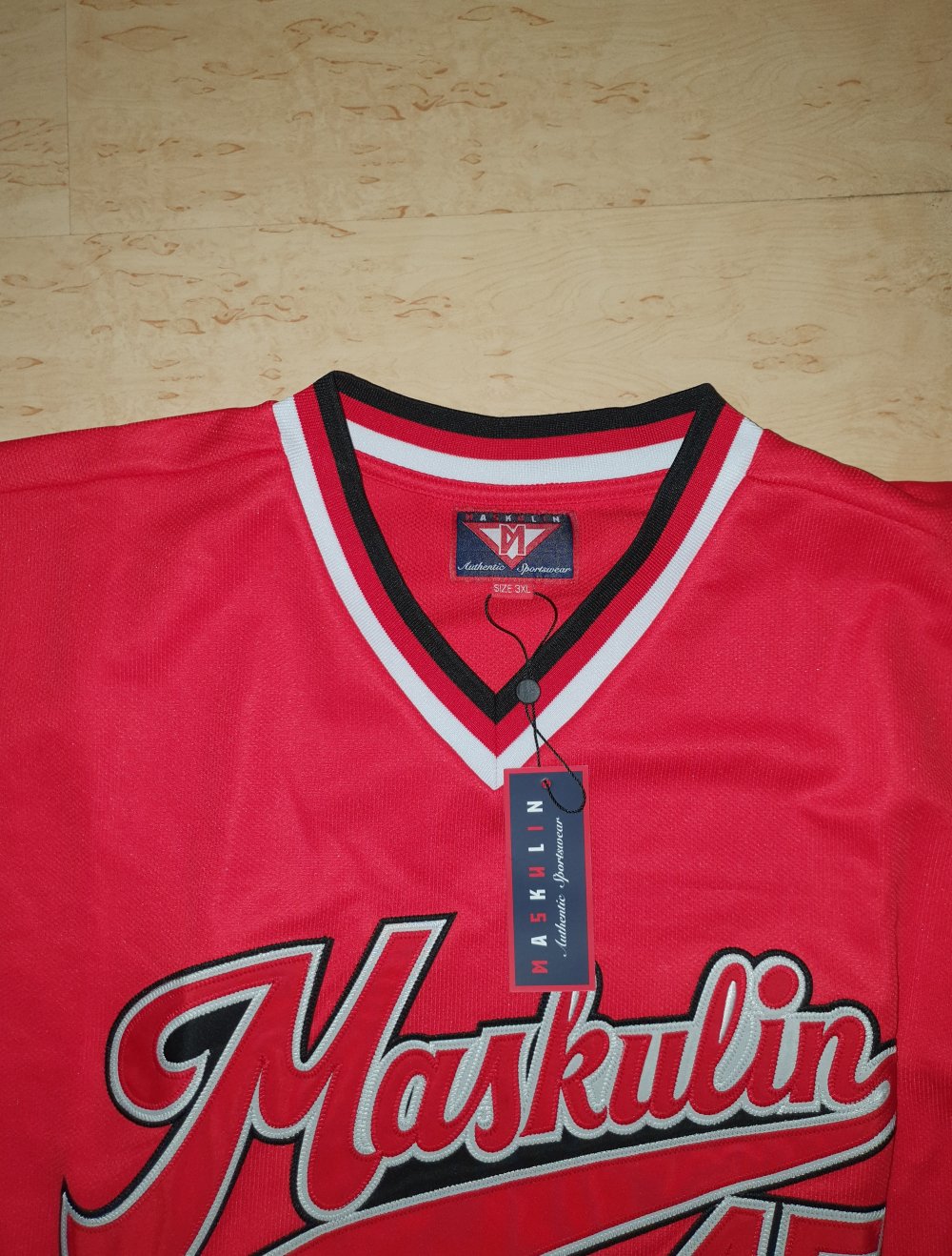 Maskulin T-Shirt Oversize rot 3XL