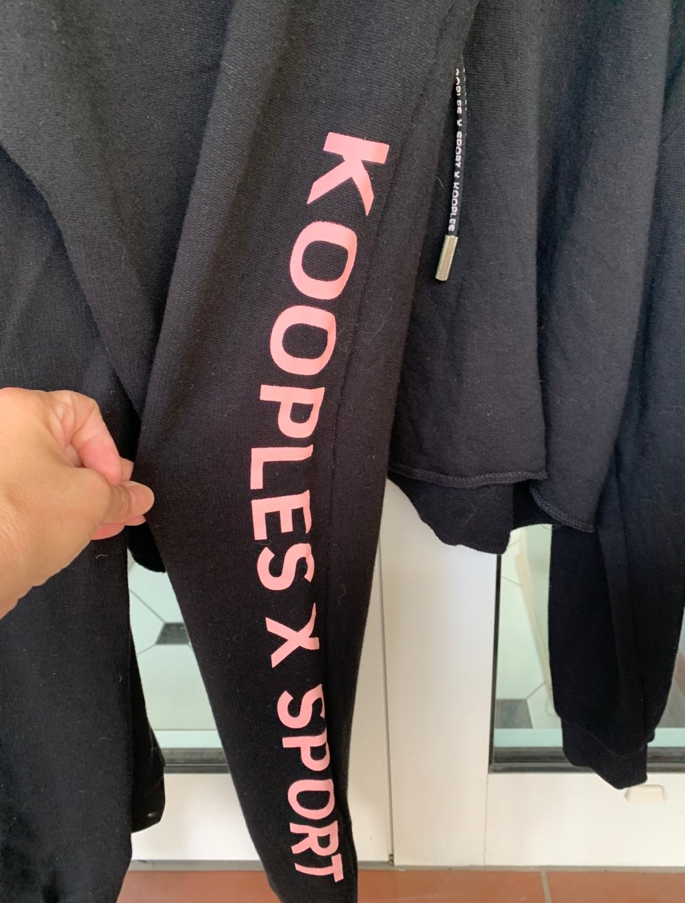 Sport set in schwarz