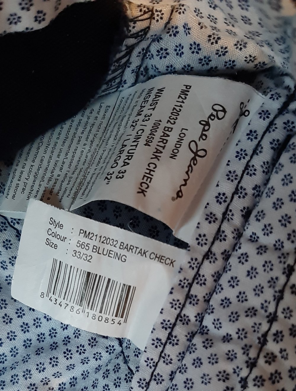 karierte Hose von Pepe Jeans