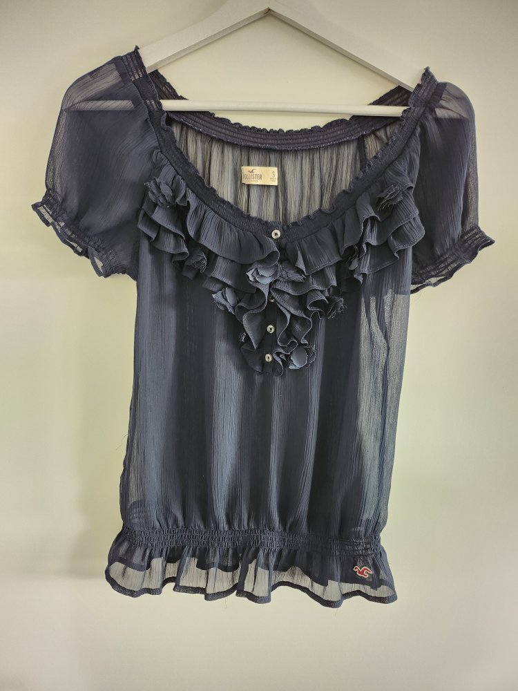 Hollister Bluse Marine S