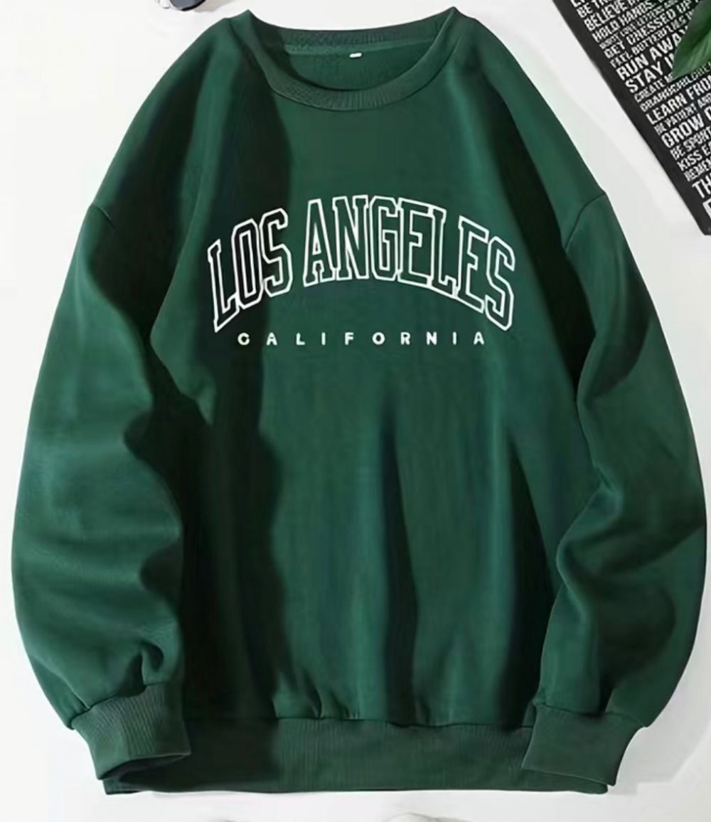 Pullover Sweatshirt Größe L unisex NEU Los Angeles Aufdruck