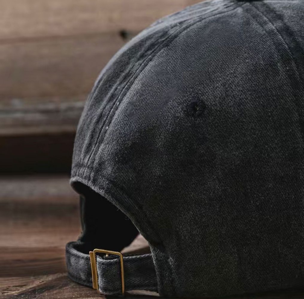 vintage basecap unisex gewaschene Baumwolle bestickt