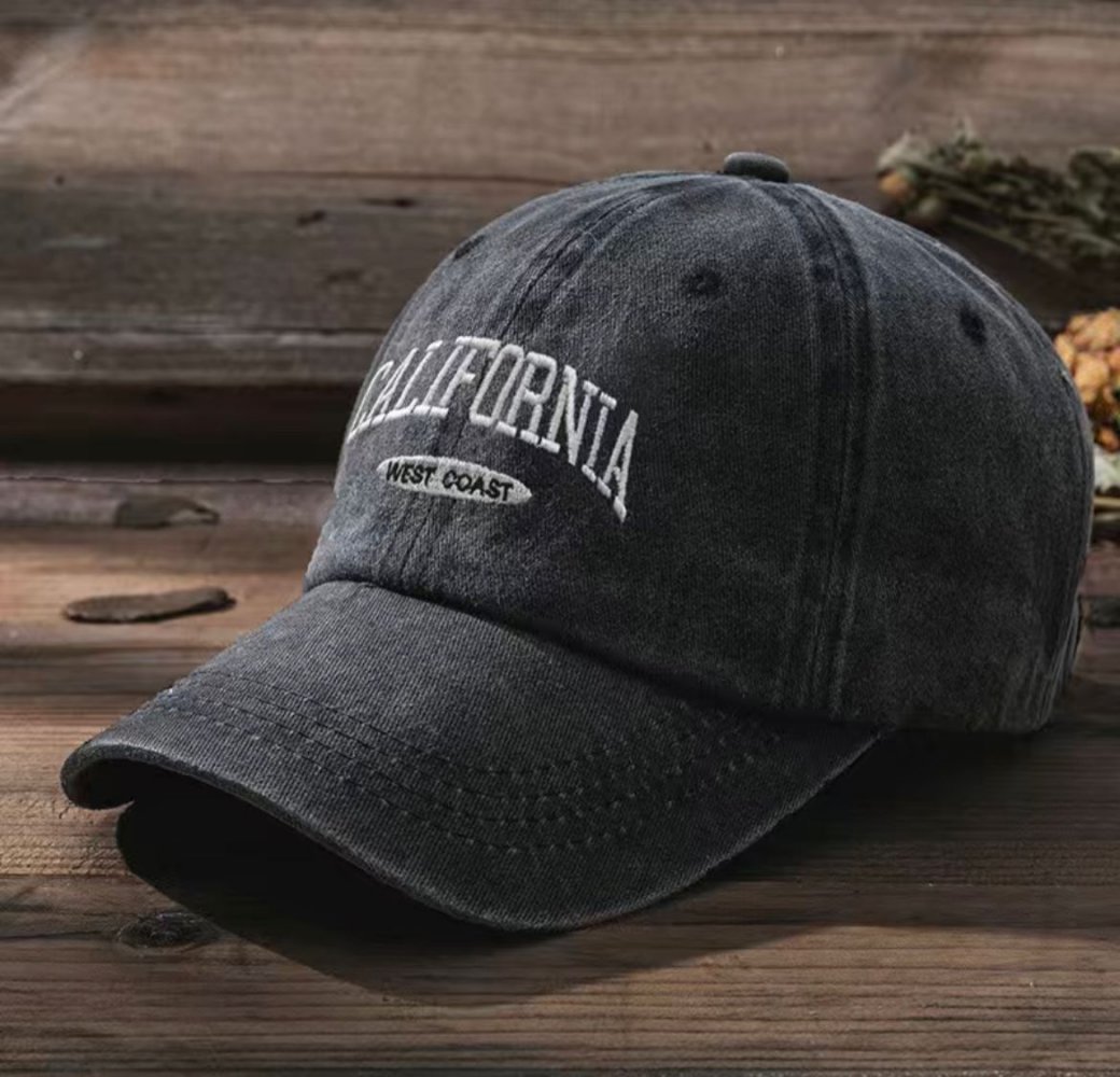 vintage basecap unisex gewaschene Baumwolle bestickt