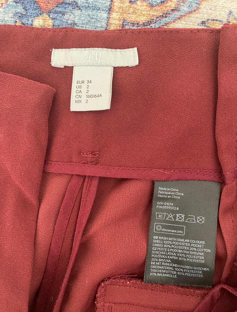 Paperbag Hose von H&M Gr. 34